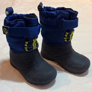 Merrell - Blue and Black Baby Waterproof Snow Boots